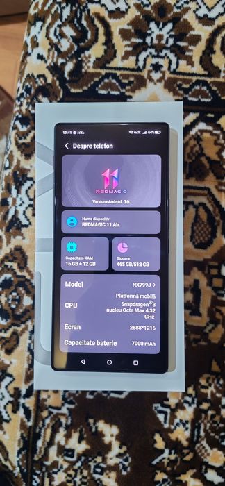 Red magic 11 Air 512 cu 16 rami nou