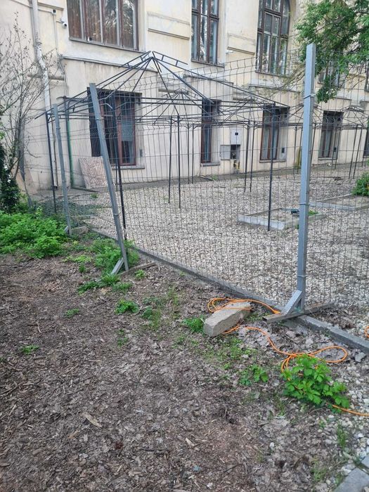 Panou gard bordurat zincat 2000×2000 ocazie