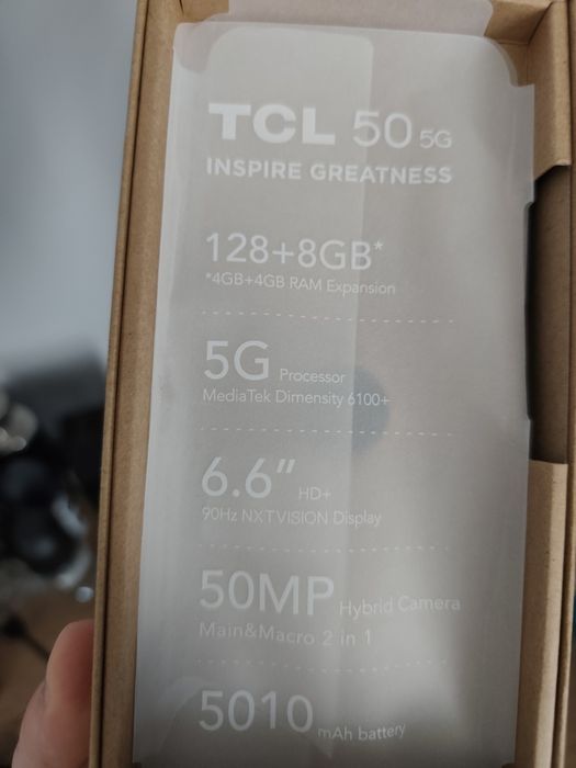 TCL 50 5G 50MP 8GB RAM