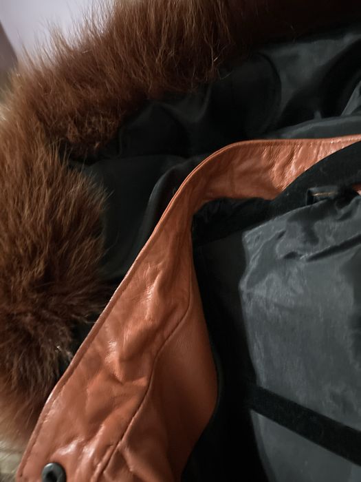 Haina piele cu gluga