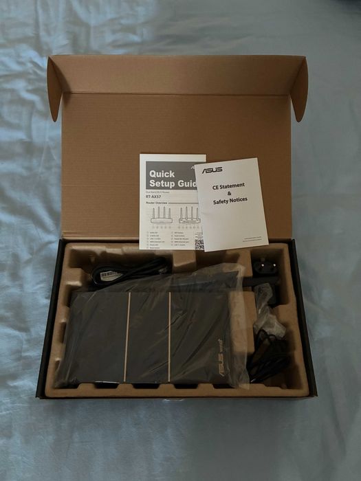 Рутер Asus AX 3000 Dual Band RT- AX57  /неизползван