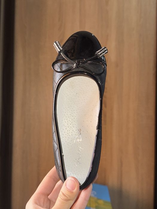 Новые черные балетки для девочек