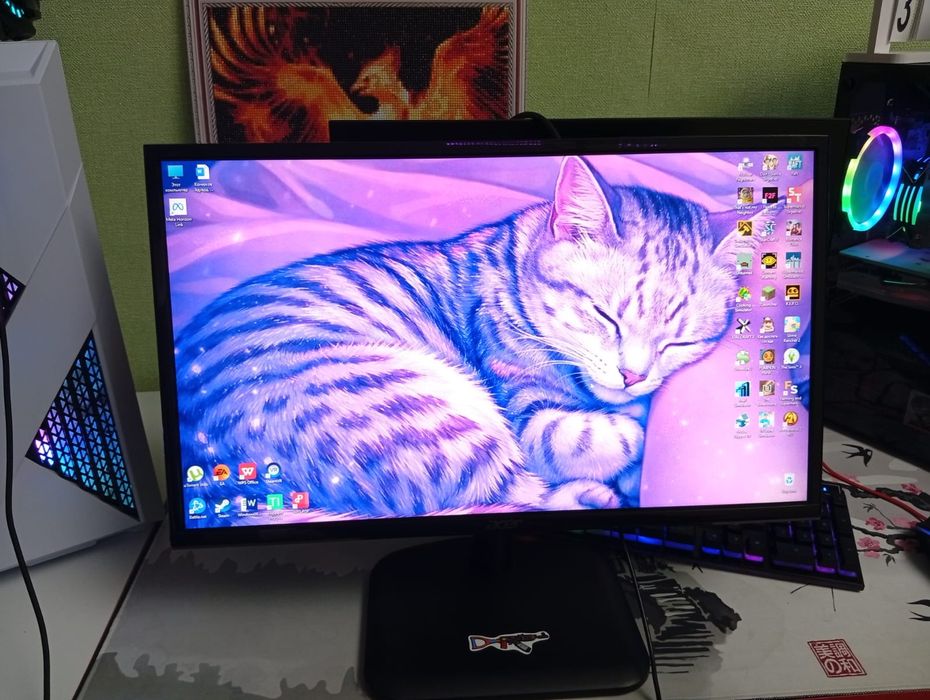 Монитор Acer 22.8 дюйма-75гц б/у