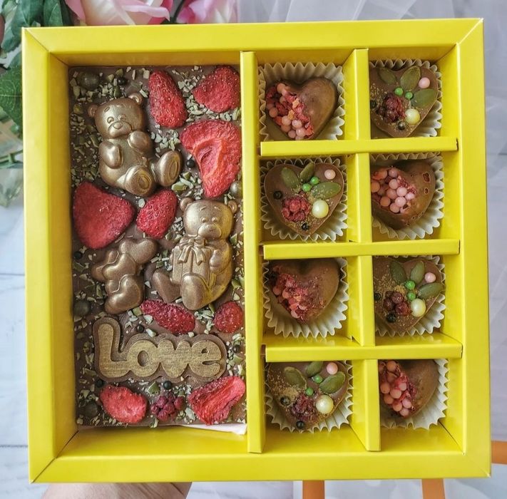 Шоколадные наборы, зефир