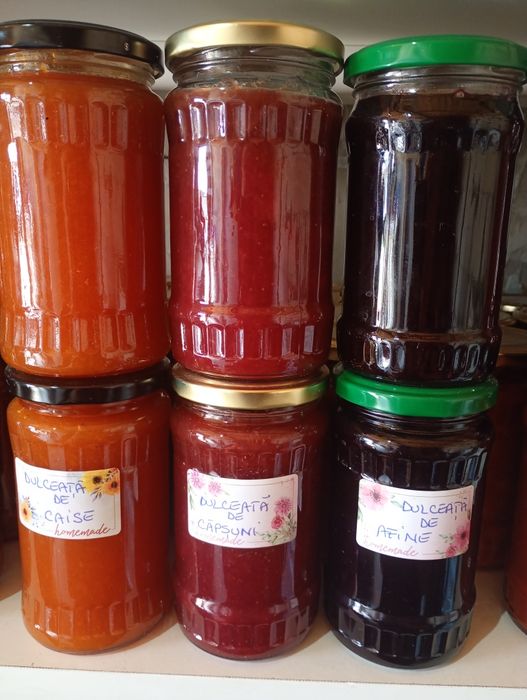 Dulceață diverse sortimente, zacuscă și murături