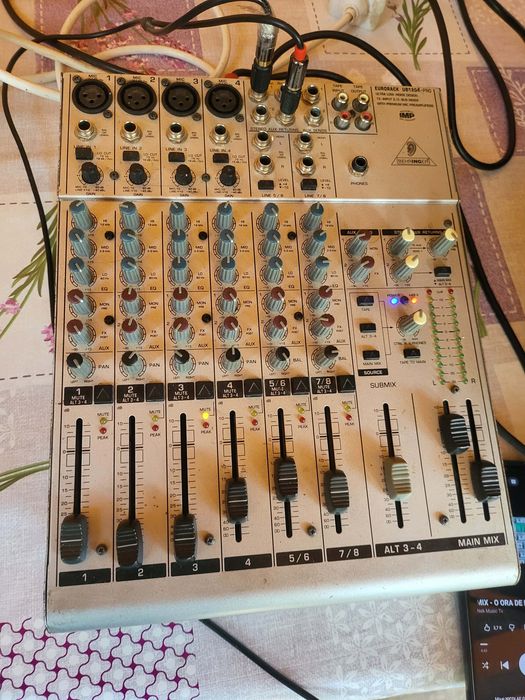 Vand bass activ boxa si mixer