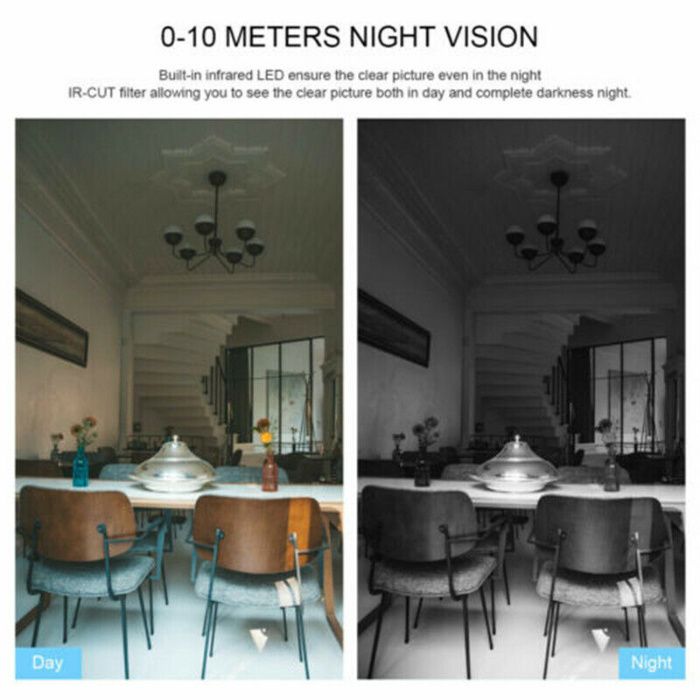 Camera supraveghere IP WIFI HD 1080P 3.6mm 2.0MP, comunicare bidirecti