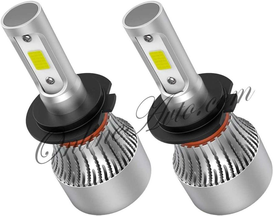 H7 LED крушки 50W COB H7 Aluminium DC12V Н7 диодни крушки бели