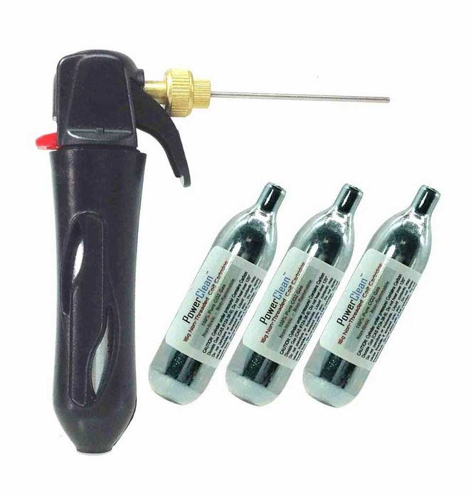 Pistol FULL METAL ~PACHET COMPLET~ ( 7 Butelii Co2 si bile 1500 buc)