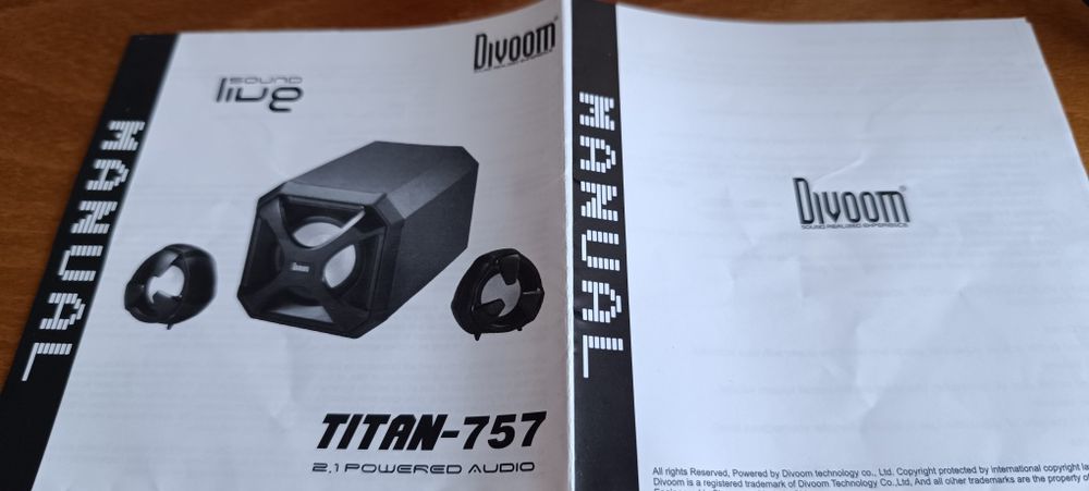 Тонколони с буфер Divoom Titan-757 (Колонки за компютър 2.1) 45W RMS