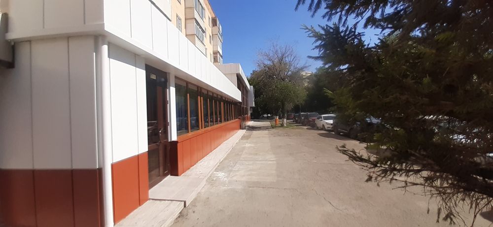 Облицовка здания фасадные работы.