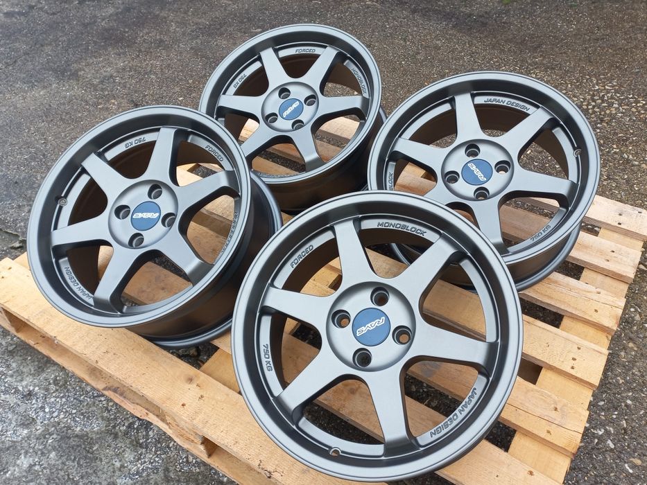 16"4x100 Rays T37 Volk Racing Opel Honda Suzuki Bmw e30 vw Golf Black Матт Бронз