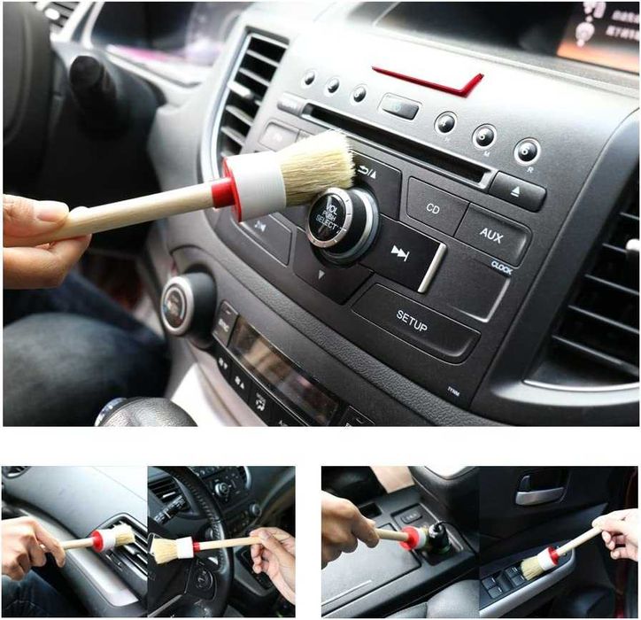 Set 3/5/9 perii profesionale detailing/curatare interior-exterior auto