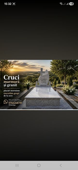 Producem cruci marmură și granit placam morminte la preț de producător pentru mai multe detalii sunați la 0760927072 Florin