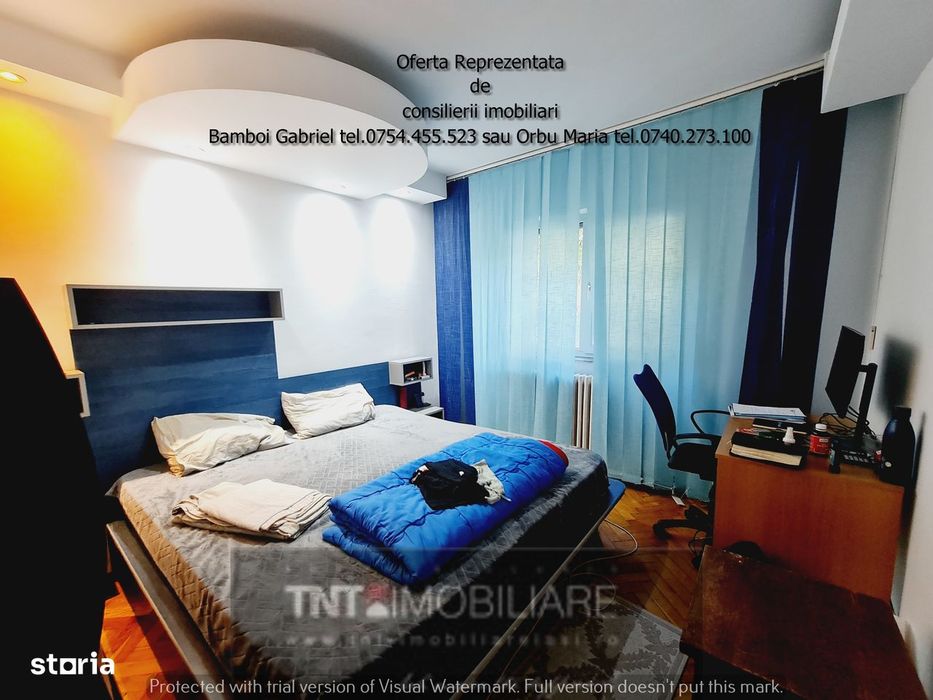 Apartament 3 camere decomandate –Central (Tg. Cucu - Podu de Fier)