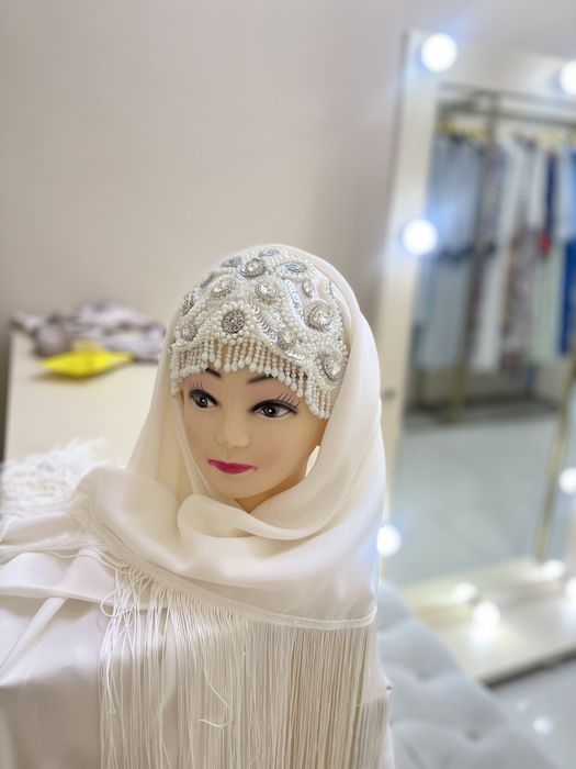 Платье турецкое платок ручной работы