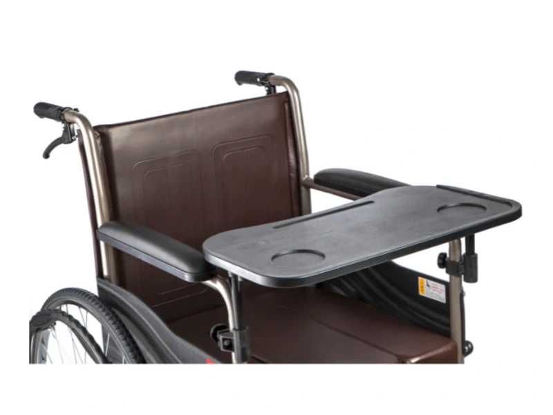 Căruț cu vas toaletă și tavă pentru mâncare