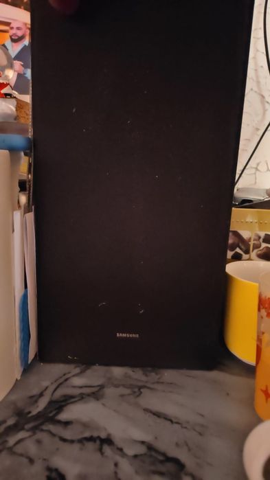 Soundbar Samsung HW-B750F, 5.1, 400W, Bluetooth, Wi-Fi, Subwoofer wire