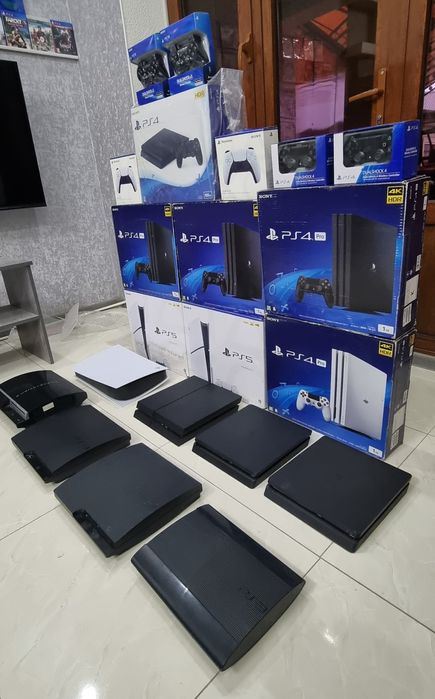 PlayStationlar sotiladi PS3/PS4/PS5 Optom yoki donaga