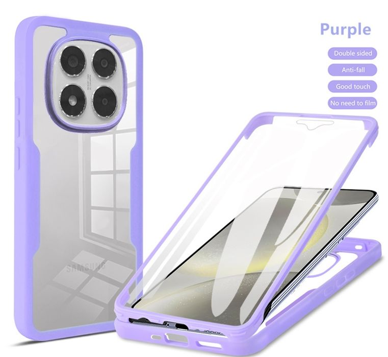 Xiaomi Redmi Note 14 / 14 Pro / 14 Pro+ / FLEXI 360° Кейс с протектор