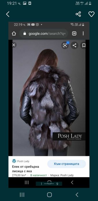 Нов елек сребърна лисица