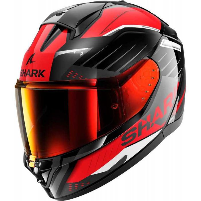 Каска SHARK RIDILL 2 BERSEK Black/White/Red