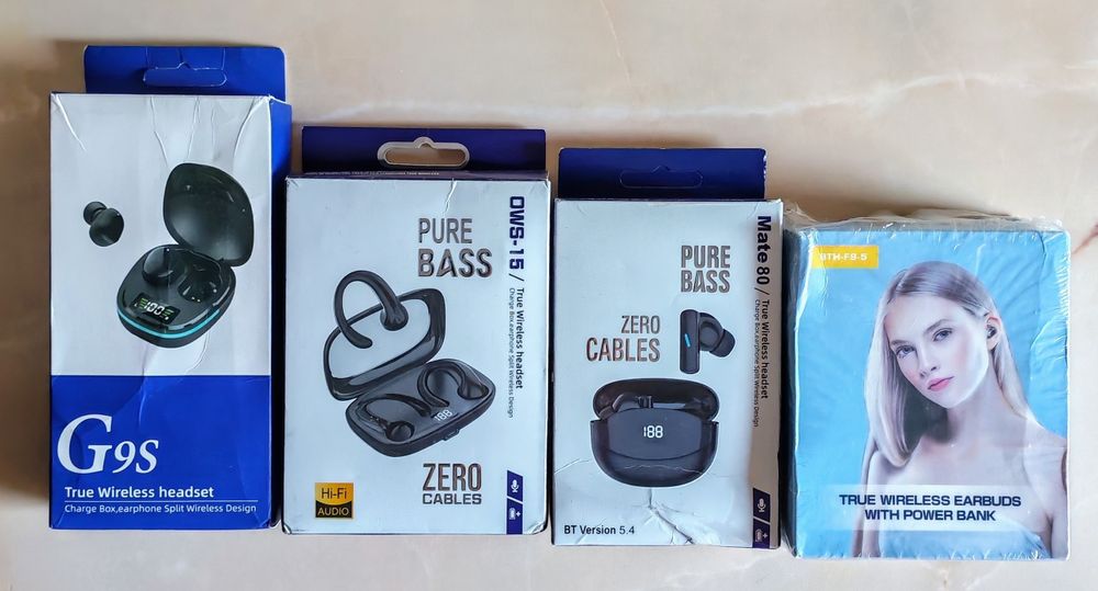 Căști audio In Ear noi, fullbox, diferite modele !