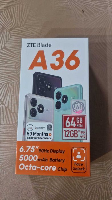 Телефон новый ZTE Blade A3