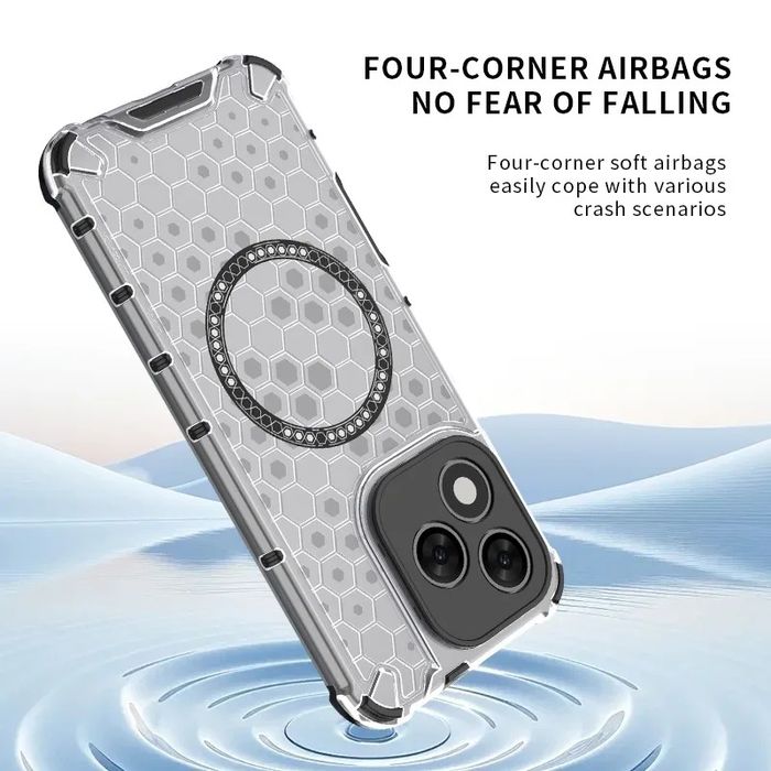 Honor 400 Lite / HONEYCOMB MAGSAFE Удароустойчив кейс гръб