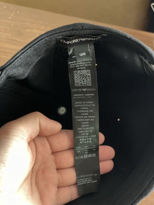 Кепка оригинал Armani