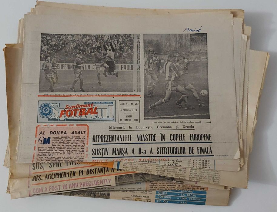 Ziarul Sportul supliment fotbal