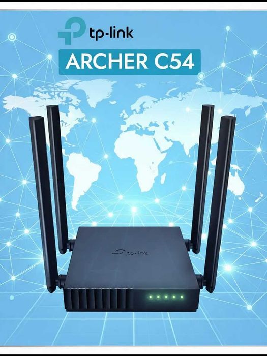 Dostavka.TP-Link Archer C54 AC1200 Wi-Fi routeri