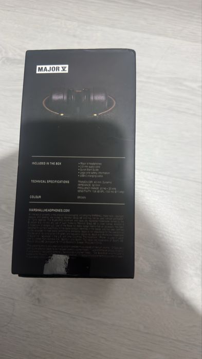 Marshall V черный,коричневый