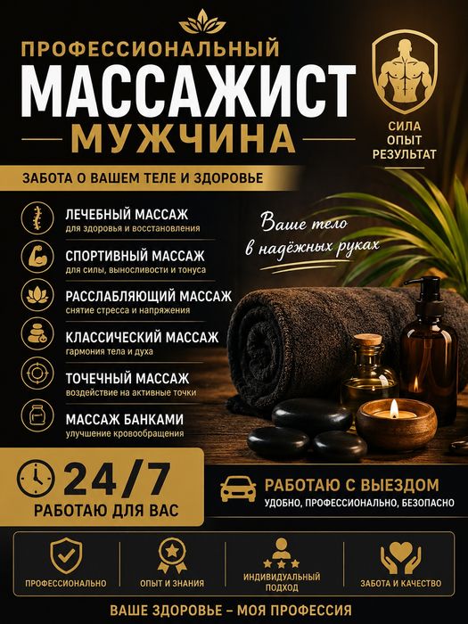 Профессиональный массажист