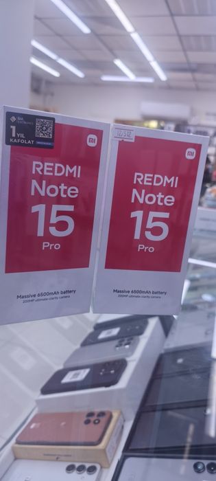 Redmi not 15 pro 12/256 yangi