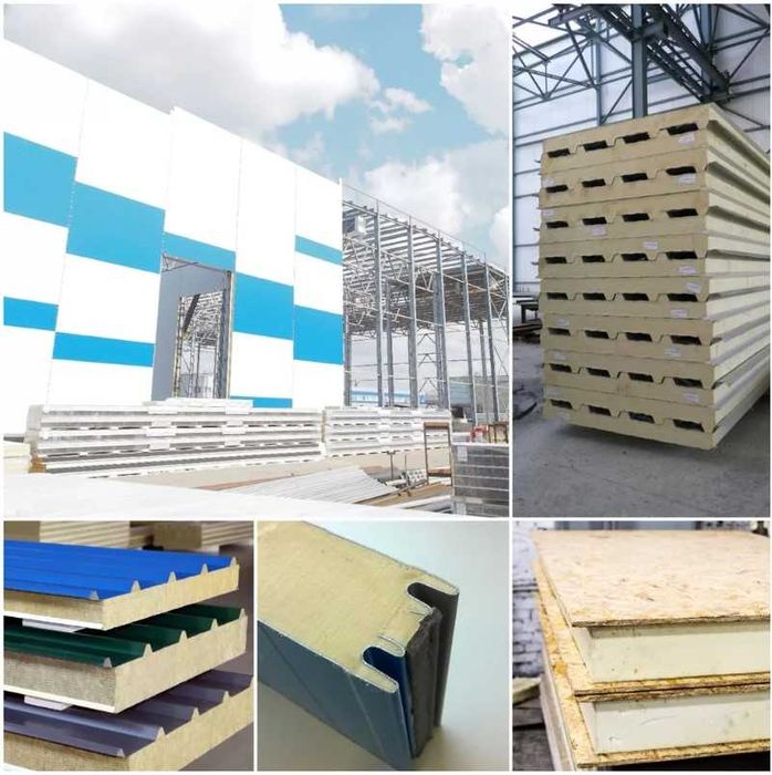 Стеновые и кровельные сэндвич-панели. Завод. (Сендвич/Sendvich panel)