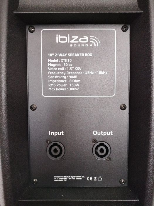 Boxe pasive IBIZA XTK 10