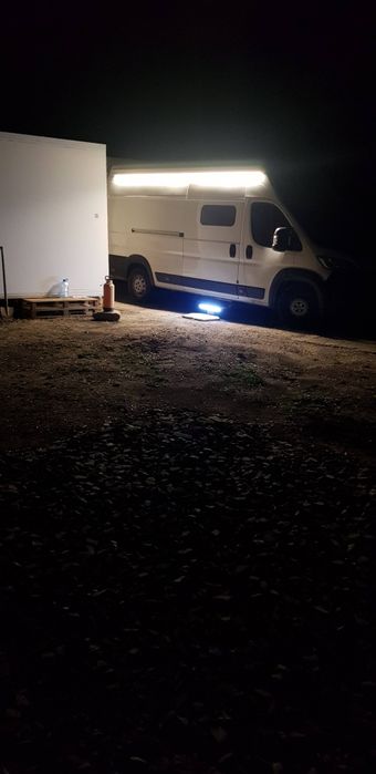 Treapta rabatabila cu iluminare 12v