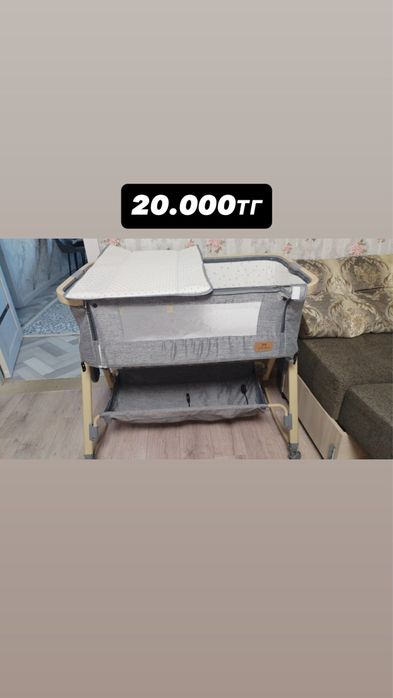 Детскчя кровать и коляска