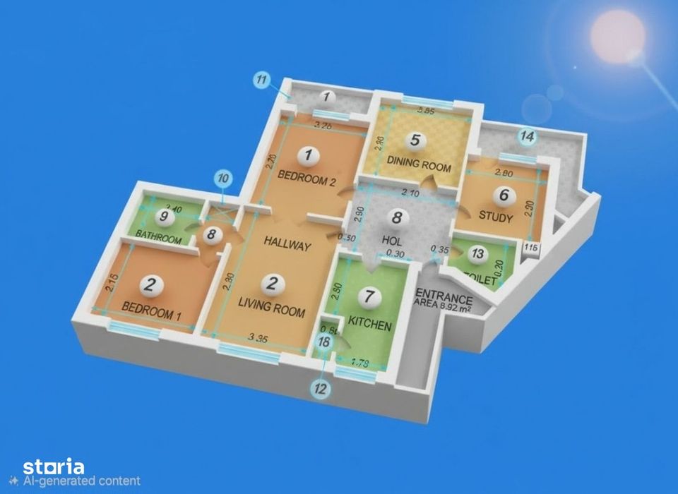 Sediu/birouri – Spațiu premium 5 camere, zona Marriott / 13 Septembrie