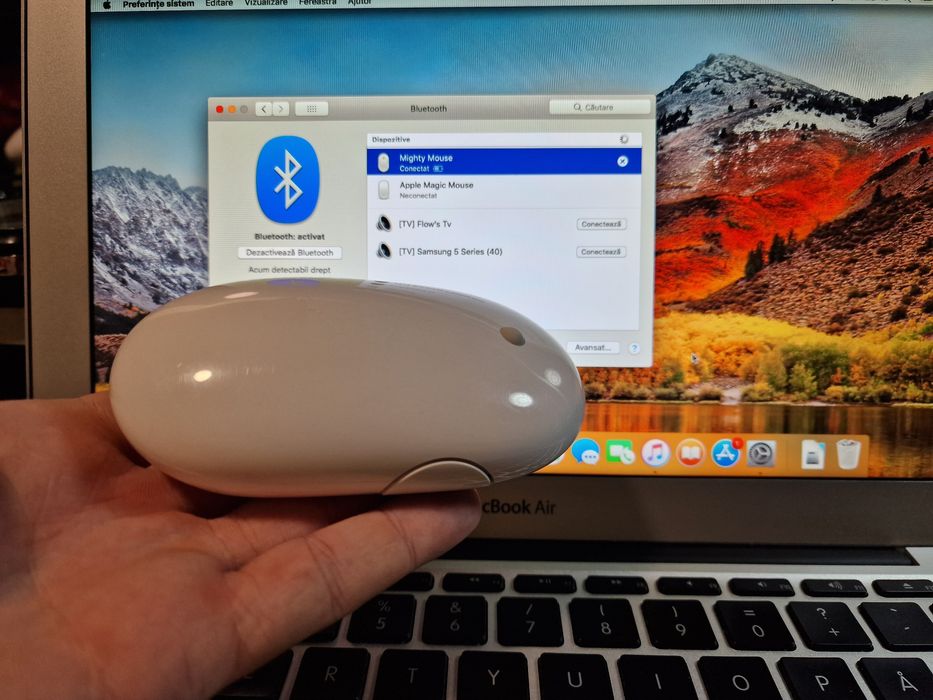 Apple Wireless Mighty Mouse (A1197) – Bluetooth – Stare Perfectă
