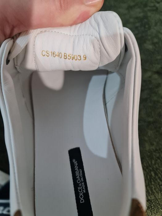 Sneakersi Dolce & Gabbana NOI Originali,Piele,marime 43! Cadoul Ideal