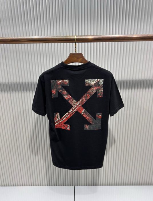 Tricou Off White Negru