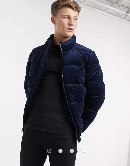 DKNY Velvet Puffer Jacket ОРИГИНАЛНО мъжко яке - L