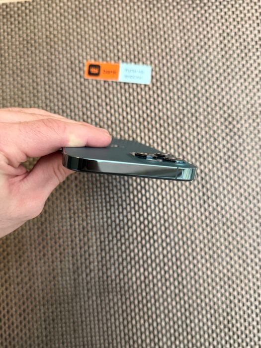 КАТО НОВ! iphone 12 pro max *Лизинг от 19лв/мес pacific blue син 128gb