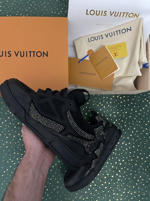 Louis Vuitton LV Skate Black Silver Crystal – Calitate Premium
