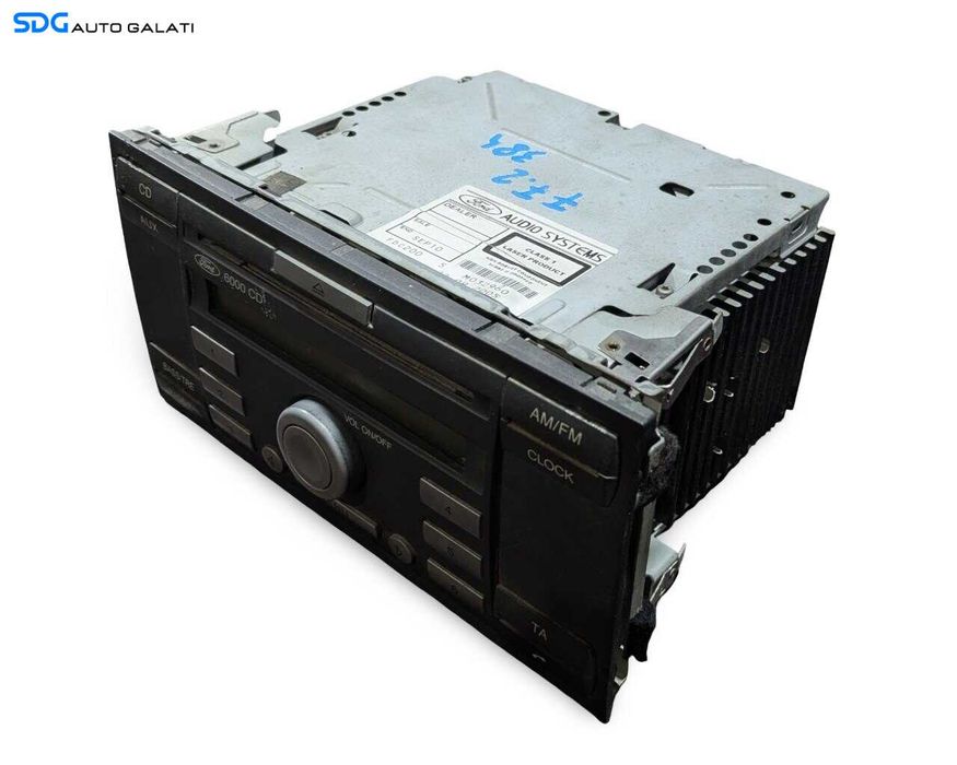 Unitate Radio CD Player Single CD 6000CD Ford Focus 2 2004 - 2007 Cod 5M5T-18C815-FA [LR5044]