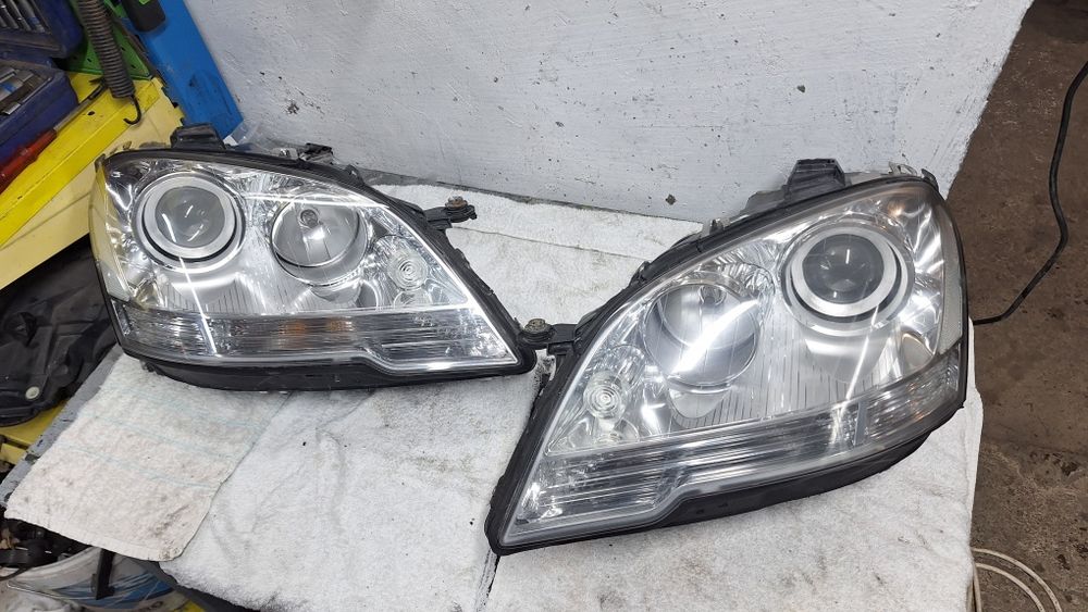 Фарове за Мерцедес МЛ фейс. Фарове за Mercedes ML w164 Facelift