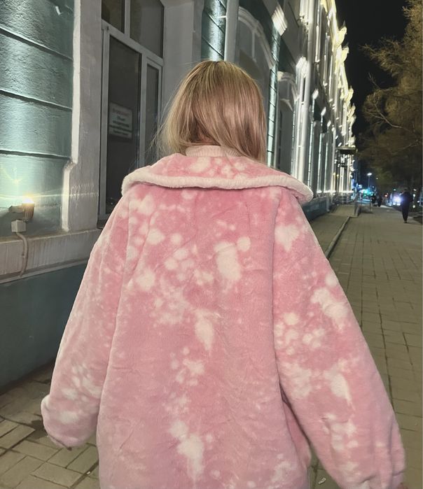 Утеплённая шуба-бомбер Befree (oversize) Y2k