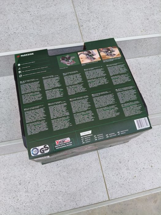 Circular parkside pe acumulator 20v valiza de transport